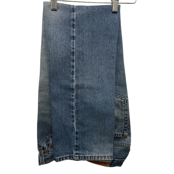 038 Levi’s 505 Hungary |Regular Fit Blue Denim Jeans With Faded Wash(Size 30x32) - Picture 8 of 11